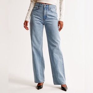 ABERCROMBIE & FITCH THE LOOSE HIGH RISE JEANS NEW WITH TAGS WOMENS 29 8R